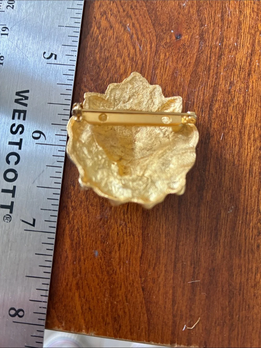 Vintage lion’s head pin